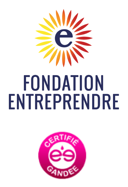Logo Fondation entreprendre certifié Gandee