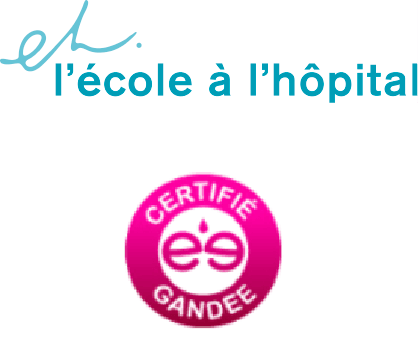 Logo l'école à l'hôpital certifié Gandee